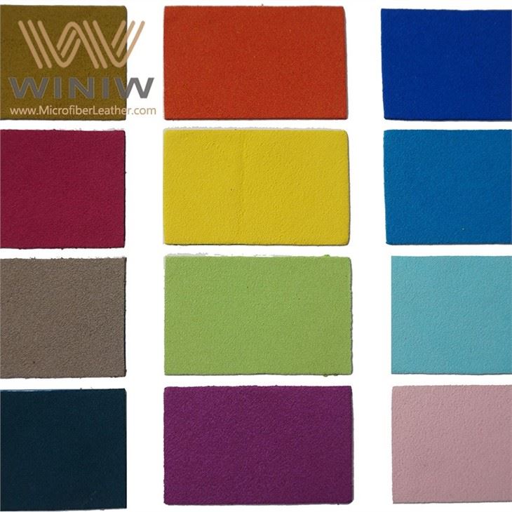Microfiber Faux Suede Leather Fabric For Furniture Sofa