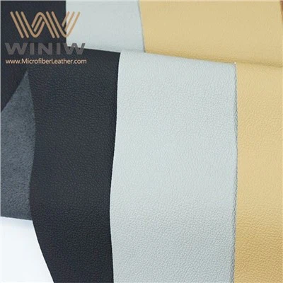 Embossed Faux Leather Upholstery Fabric Untuk Bahan Interior Mobil