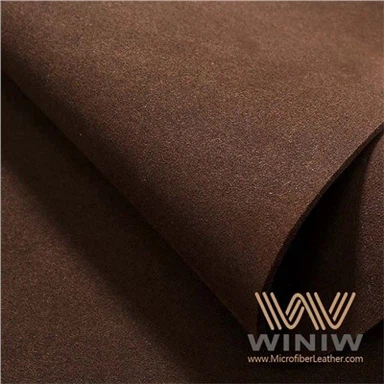 Serat Mikro PU Faux Suede Kulit Kain Sepatu Lapisan Bahan