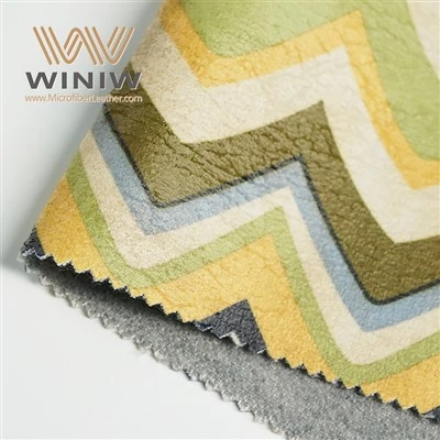 Bahan Sofa Imitasi Microfiber Kulit PU yang ramah kulit
