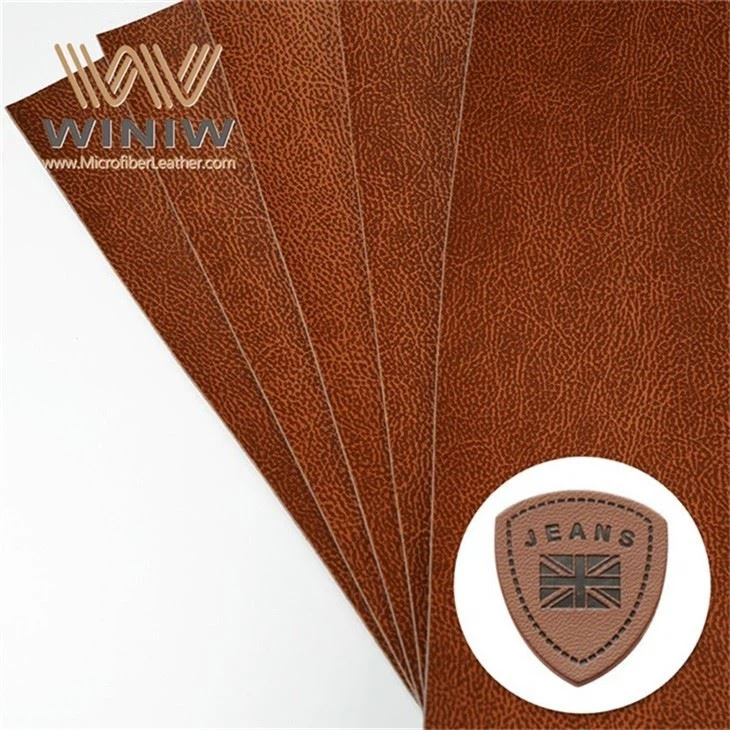Strong Adaptability Artificial Leather Bag Tags PU Material For Labels